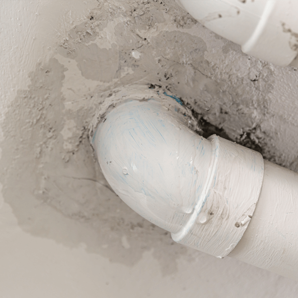 Faulty plumbing can cause sewage to leak